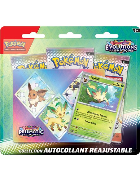 Pokémon EV08.5 Évolutions Prismatiques : Tech Sticker 3-Pack