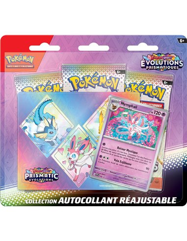 Pokémon EV08.5 Évolutions Prismatiques : Tech Sticker 3-Pack