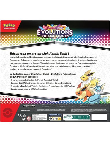 Pokémon EV08.5 Évolutions Prismatiques : Coffret Poster