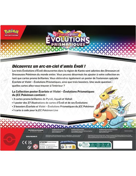 Pokémon EV08.5 Évolutions Prismatiques : Coffret Poster