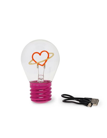 Lampe Décorative Bulb Fiction Cœur - LEGAMI