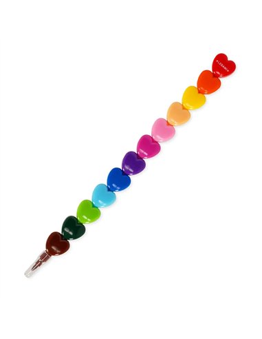 Set Crayons Cœur Empilables - LEGAMI