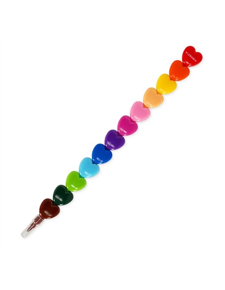 Set Crayons Cœur Empilables - LEGAMI