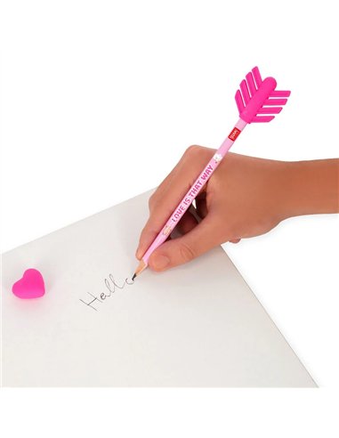Crayons Double Gomme Parfumée Cupidon - LEGAMI