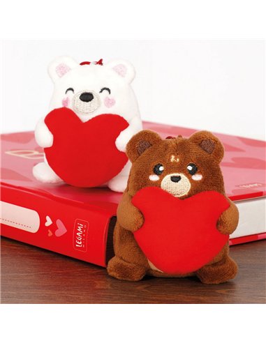 Duo Porte-clés Peluche Ourson - LEGAMI