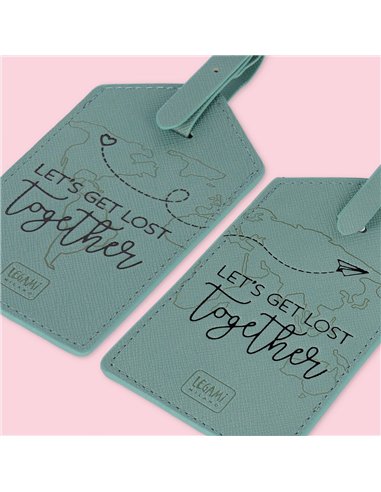 Étiquettes Bagage Voyage Duo - LEGAMI