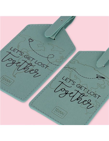 Étiquettes Bagage Voyage Duo - LEGAMI