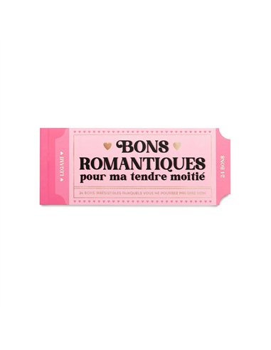Carnet 24 Bons Cadeaux Cœur - LEGAMI