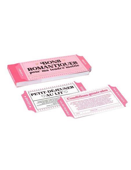Carnet 24 Bons Cadeaux Cœur - LEGAMI