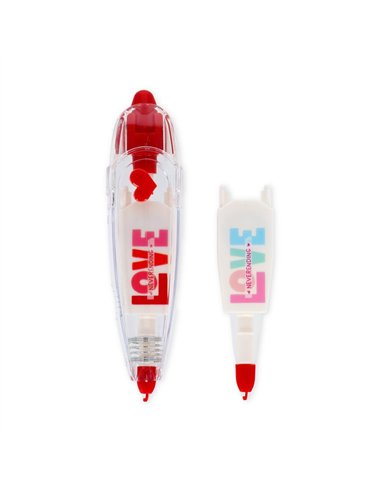 2 stylos rubans décoratifs Legami - coeur - LEGAMI