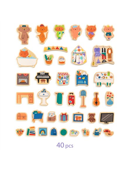 MAGNETIQUE BOIS - InZeHouse - Djeco