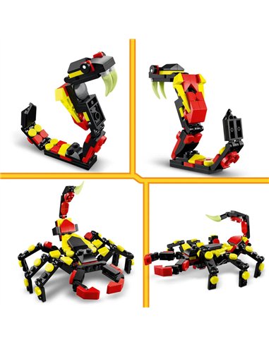 LEGO® CREATOR 31159 - ANIMAUX SAUVAGES : L’ARAIGNEE SURPRENANTE