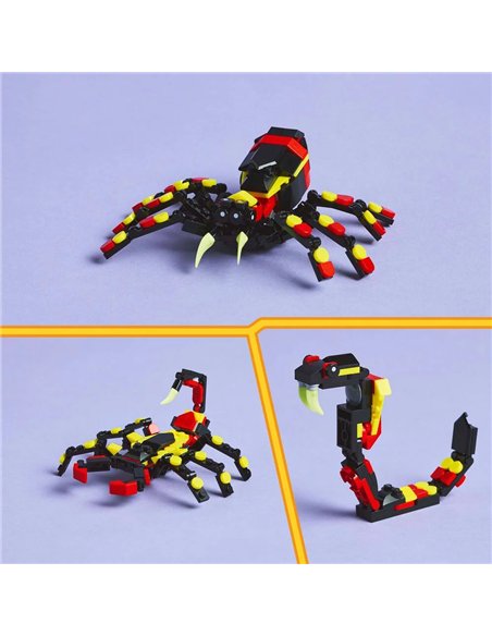 LEGO® CREATOR 31159 - ANIMAUX SAUVAGES : L’ARAIGNEE SURPRENANTE