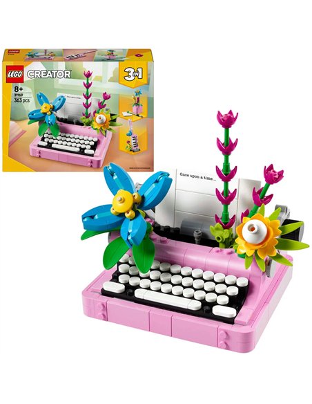 LEGO® CREATOR 31169 - LA MACHINE A ECRIRE AVEC DES FLEURS