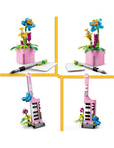 LEGO® CREATOR 31169 - LA MACHINE A ECRIRE AVEC DES FLEURS