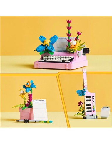 LEGO® CREATOR 31169 - LA MACHINE A ECRIRE AVEC DES FLEURS