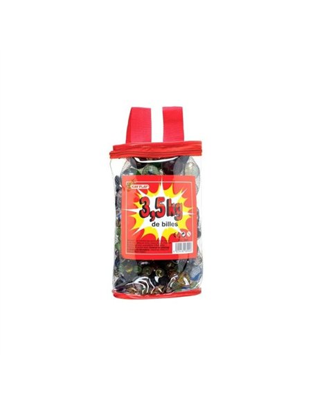 Sac de 3,5 Kg de billes multicolores