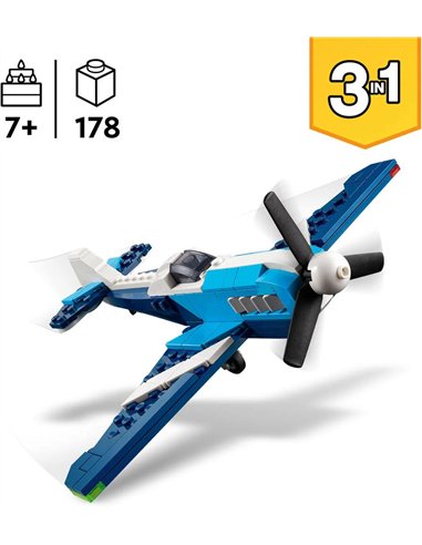 LEGO® CREATOR 31160 - AERONEF : L’AVION DE COURSE