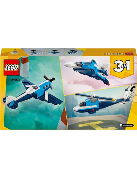 LEGO® CREATOR 31160 - AERONEF : L’AVION DE COURSE