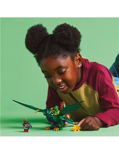 LEGO® NINJAGO 71829 - LE DRAGON VERT DE LA FORET DE LLOYD
