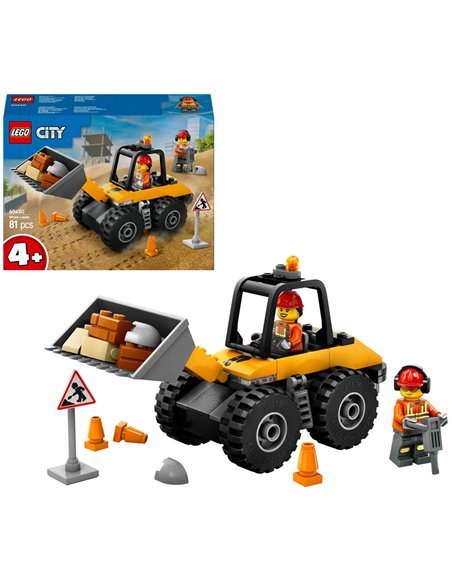 LEGO® CITY 60450 - LA CHARGEUSE DE CHANTIER JAUNE