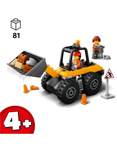LEGO® CITY 60450 - LA CHARGEUSE DE CHANTIER JAUNE