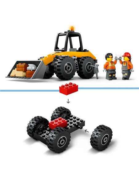 LEGO® CITY 60450 - LA CHARGEUSE DE CHANTIER JAUNE