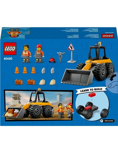 LEGO® CITY 60450 - LA CHARGEUSE DE CHANTIER JAUNE