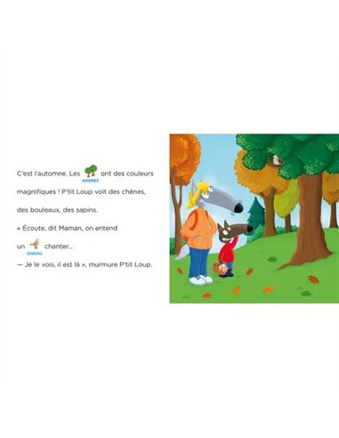 Je lis avec toi - P'tit loup - P'tit loup se balade en forêt