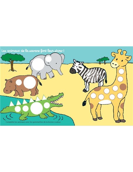 T'CHOUPI GOMMETTES ANIMAUX