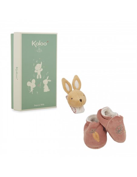 Coffret chaussons et bracelet sonores lapin - Kaloo