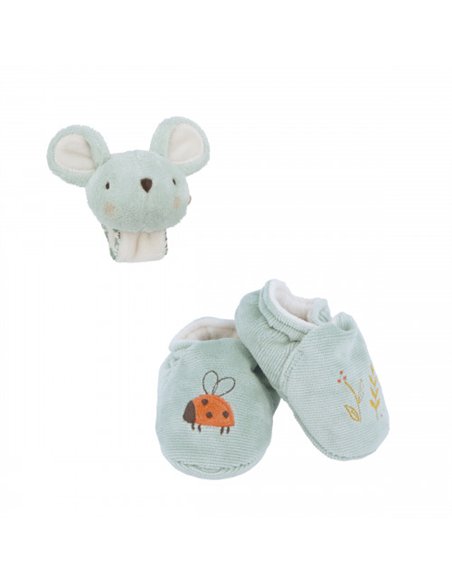 Coffret chaussons et bracelet sonores souris - Kaloo