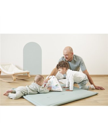 KALOO - Pyramide d'Activités Bébé - Jouet d'éveil Sensoriel et Sonore - Textures Extra Douces - Stimule Les Sens : ouïe, tocuher et