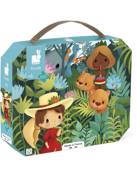 PUZZLE INSPIRE DE ROUSSEAU - 100 PCS - Janod