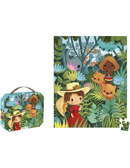 PUZZLE INSPIRE DE ROUSSEAU - 100 PCS - Janod