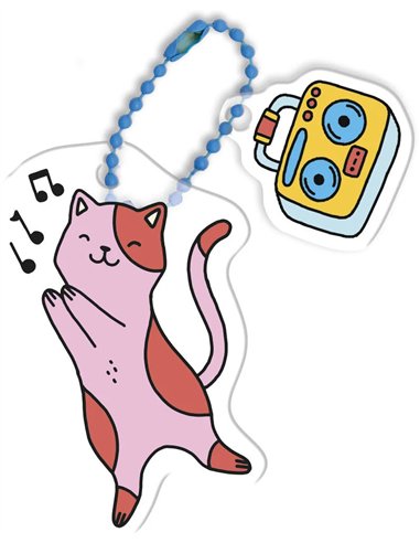 Décos Plastique Fou Chats et Chiens - Janod