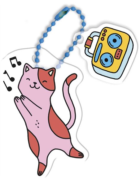Décos Plastique Fou Chats et Chiens - Janod