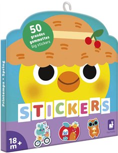 50 Grandes Gommettes Printemps - Janod