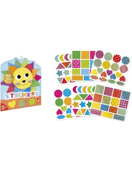 150 Stickers Formes Géométriques  - Janod