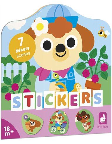 Cahier de Stickers - Le Jardin  - Janod