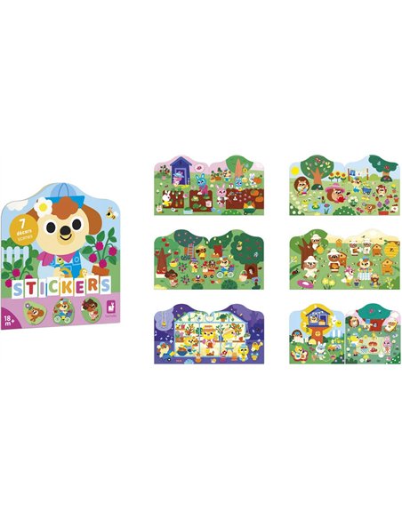 Cahier de Stickers - Le Jardin  - Janod