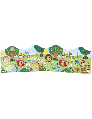Cahier de Stickers - Le Jardin  - Janod