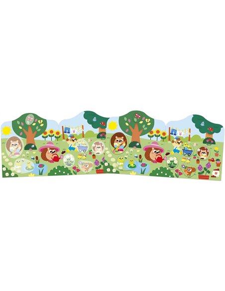 Cahier de Stickers - Le Jardin  - Janod
