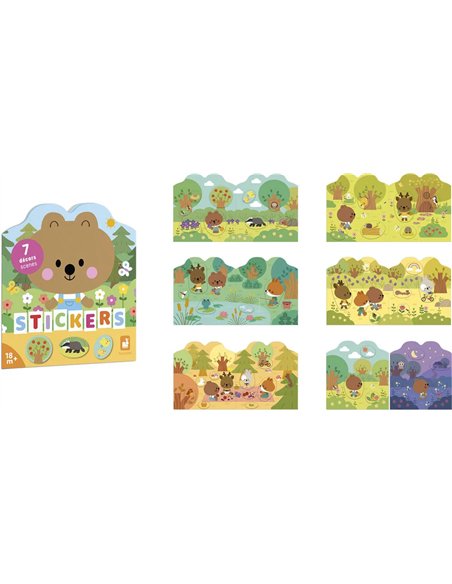 Cahier de Stickers - La Forêt  - Janod
