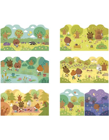 Cahier de Stickers - La Forêt  - Janod