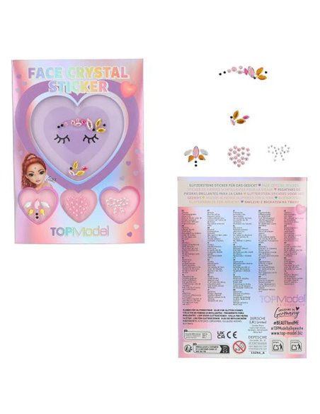 TOPModel Autocollant cristal pour le visage BEAUTY and ME