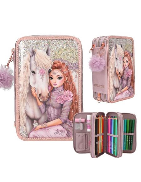 TOPModel Trousse 3 niveaux VIVA VIOLET