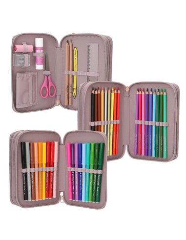 TOPModel Trousse 3 niveaux VIVA VIOLET