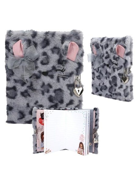 TOPModel COSY CAT Journal avec serrure, bleu
