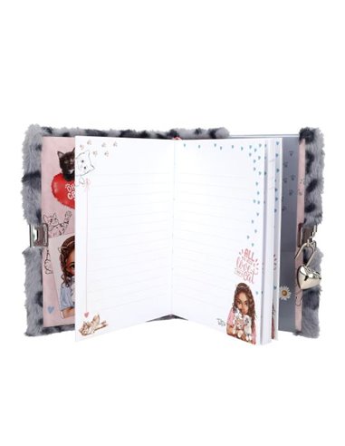 TOPModel COSY CAT Journal avec serrure, bleu